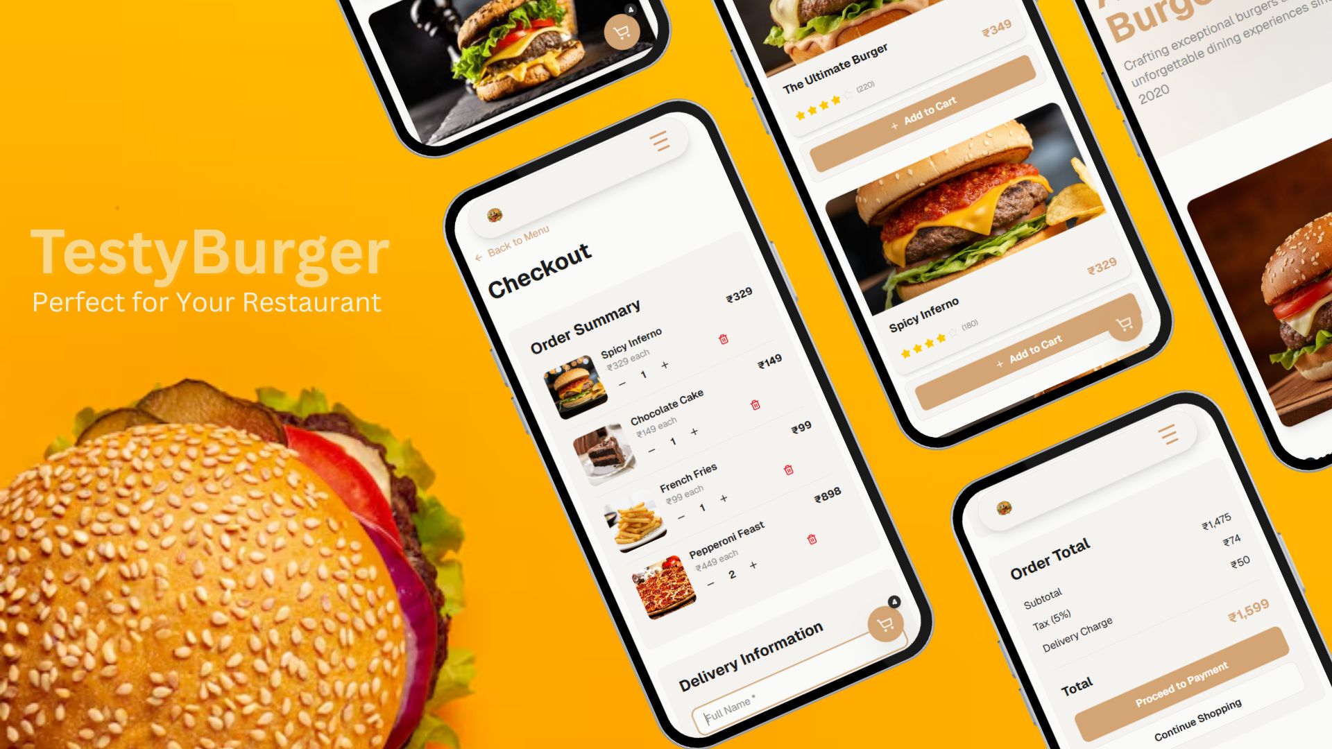 TastyBurger - Slide 1